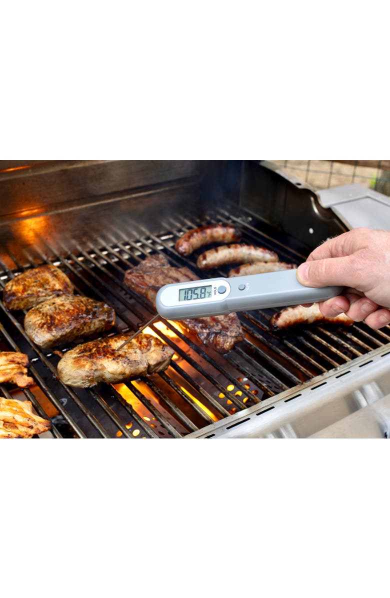 Henning Lee Battery Free Kinetic Instant Read Thermometer for Kitchen and Grill, Alternate, color, Gray