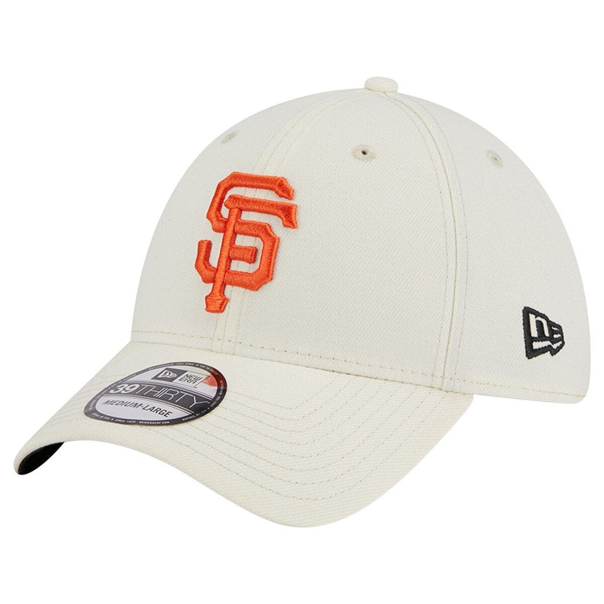 Men's New Era Cream San Francisco Giants Chrome Team Classic 39THIRTY ...