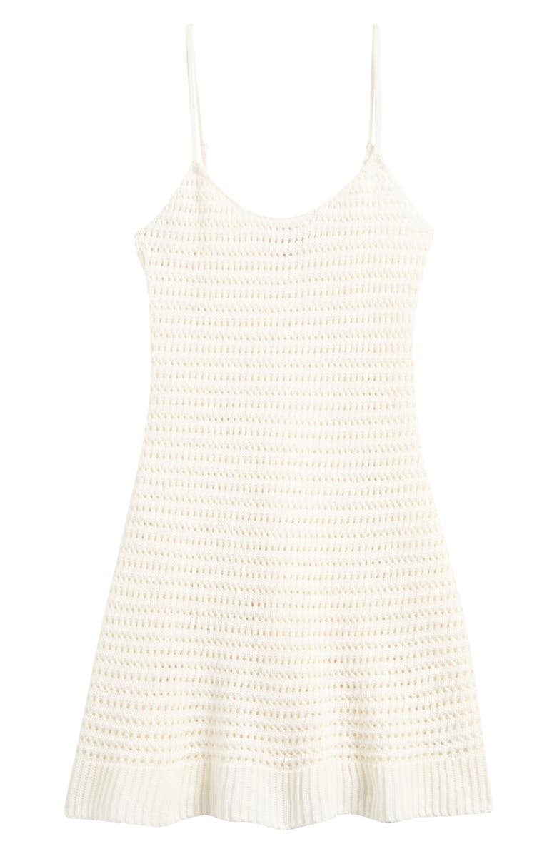 PacSun Oasis Open Stitch Minidress, Alternate, color, Off White