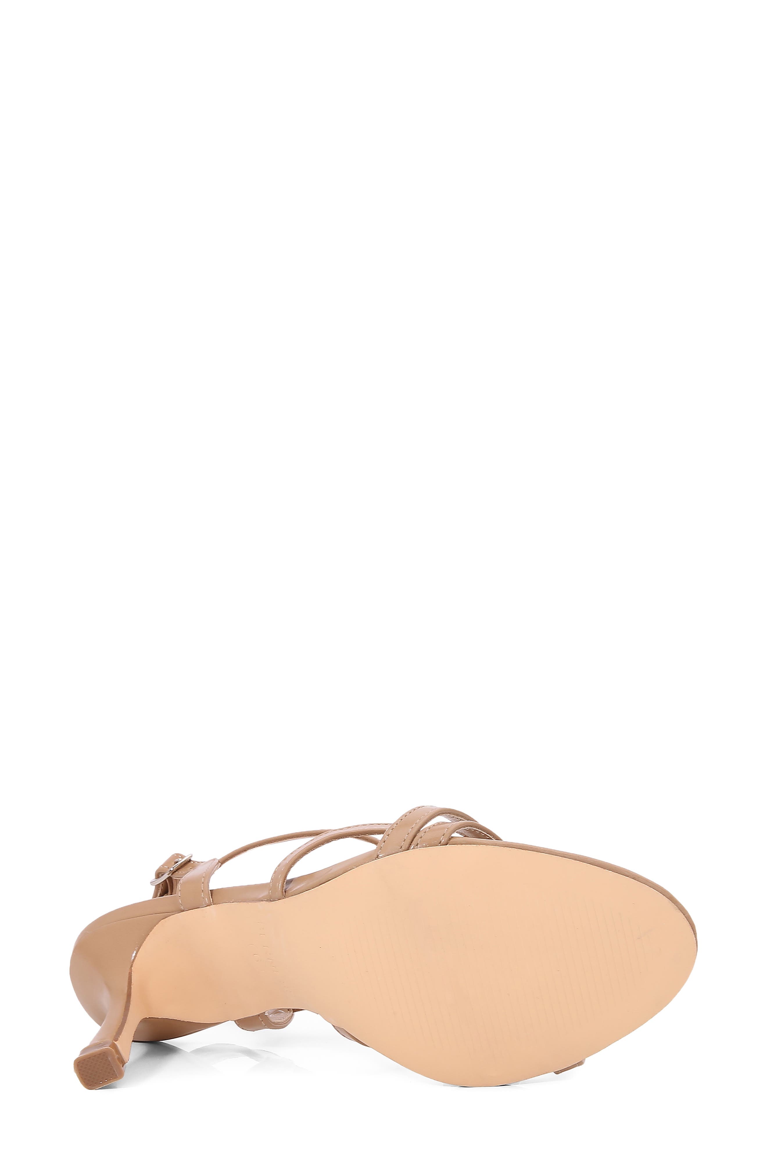 Strappy Sandal, Alternate, color, BEIGE