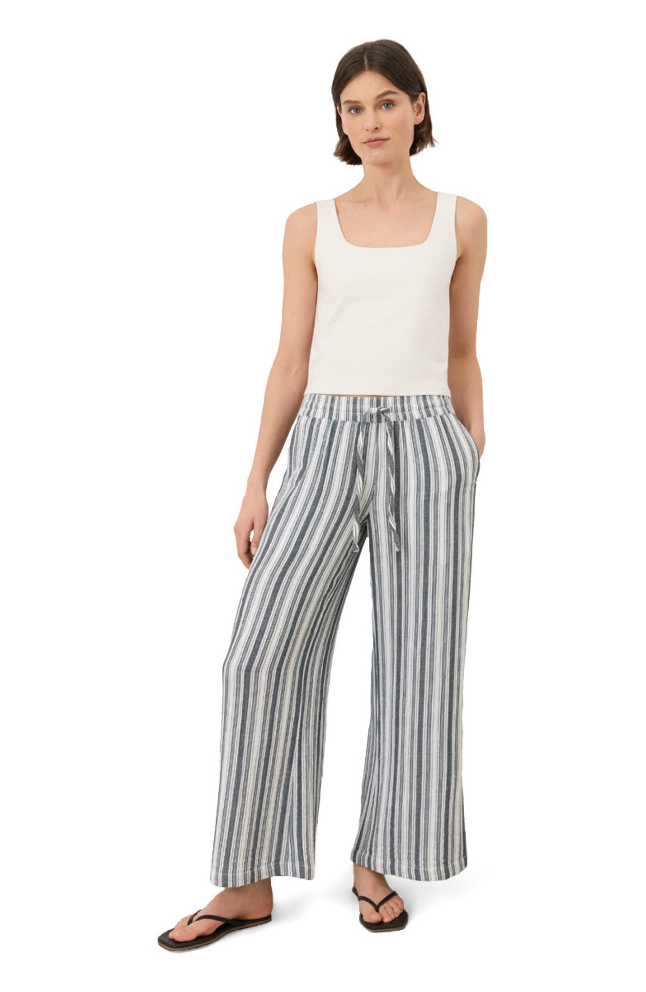 Coastal Stripe Navy Blue