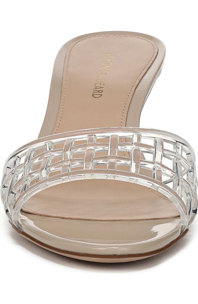 Veronica Beard Tia Jelly Slide Sandal, Alternate, color, Clear/ Sand