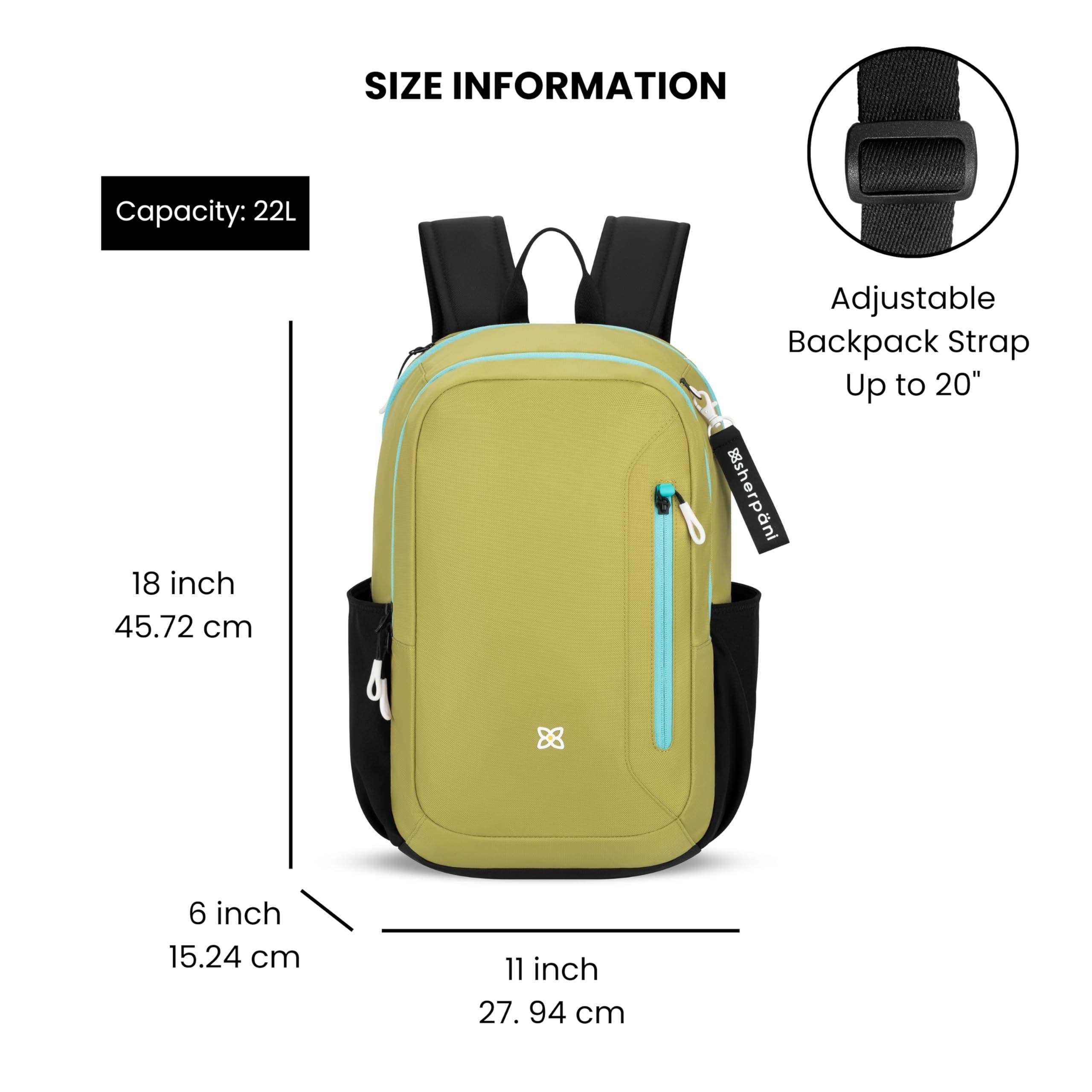 Sherpani Getaway RFID Protection 22L Laptop Backpack, Fits 15 Inch Laptop, Alternate, color, Alchemy