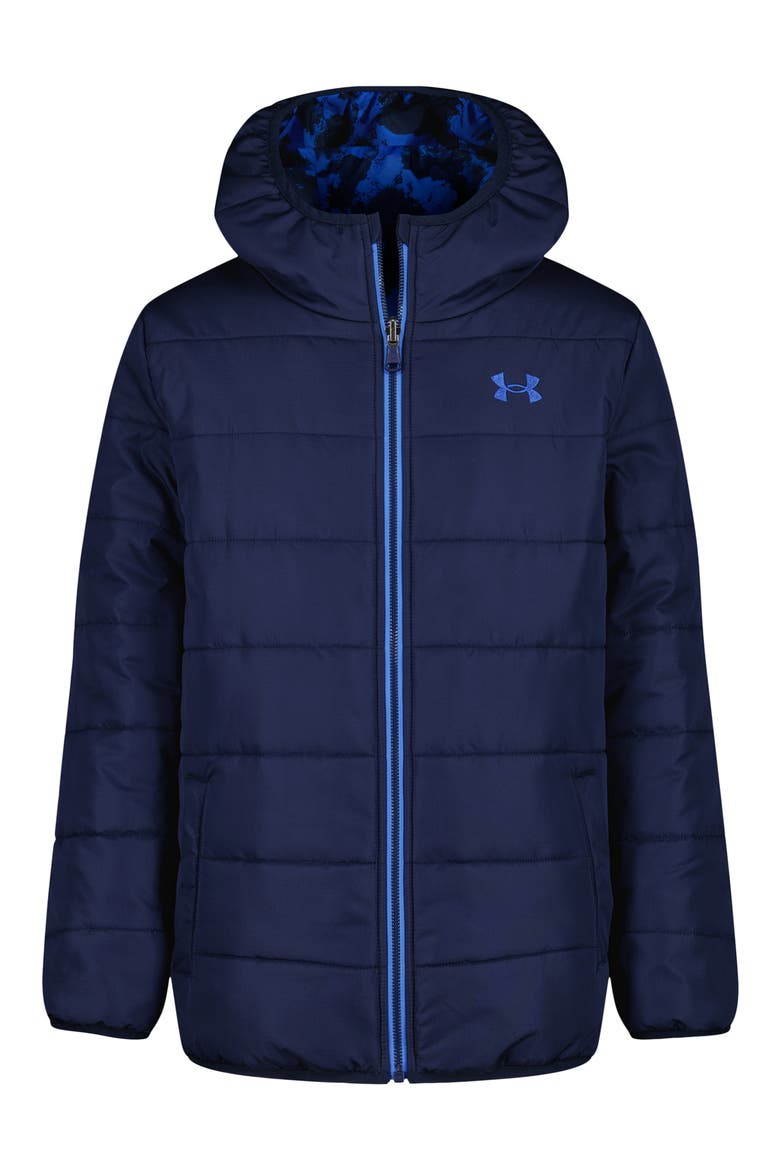 Kids' Pronto Reversible Puffer Jacket, Main, color, WASHED NAVY