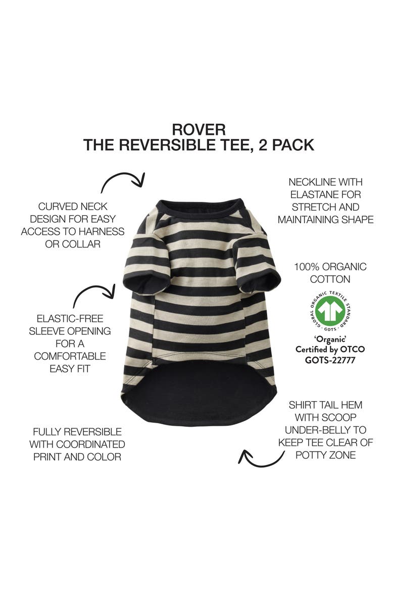 Rover Reversible Tee 2-Pack, Alternate, color, BLACK SAND