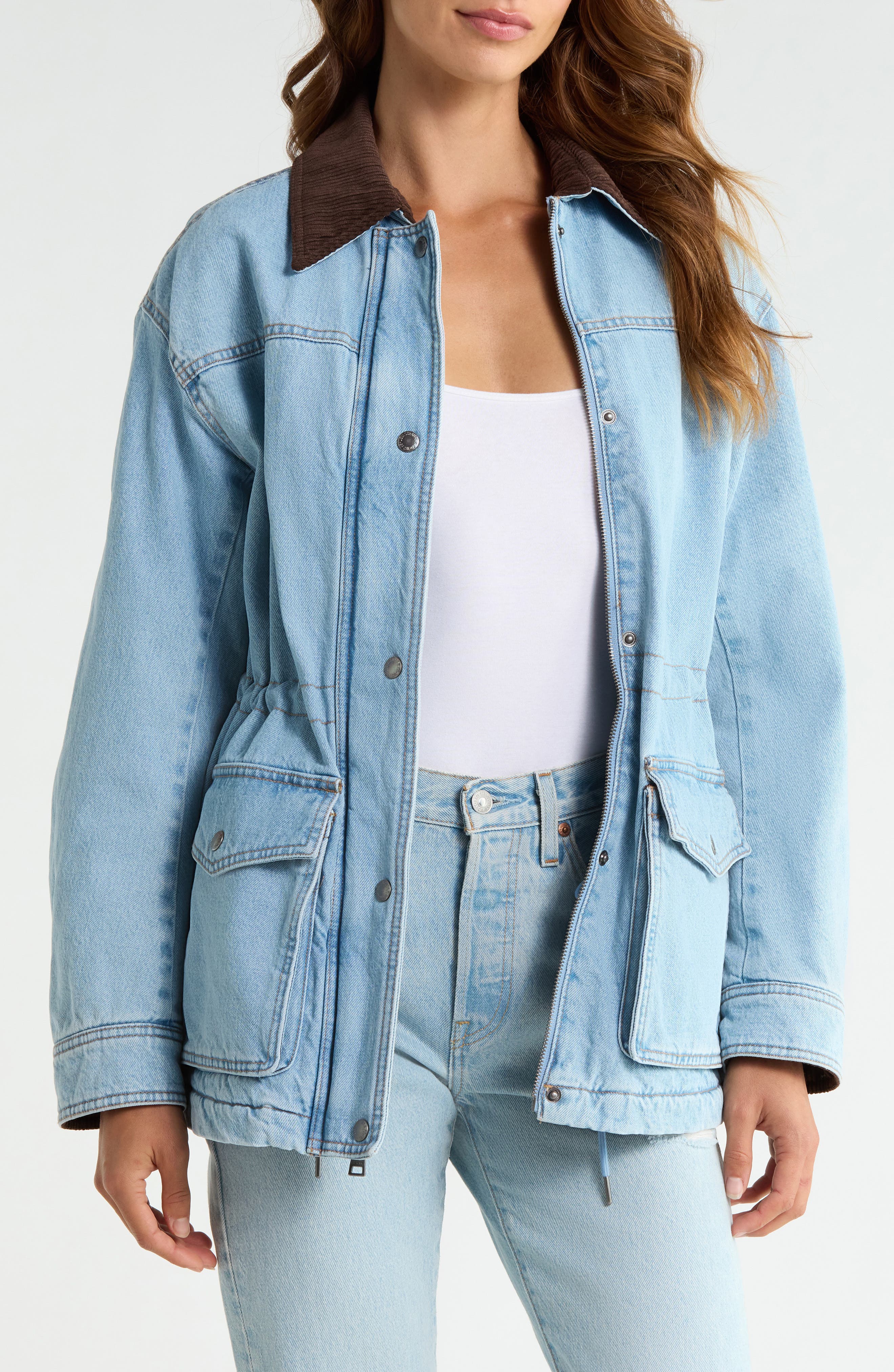 selected LIGHT WASH DENIM