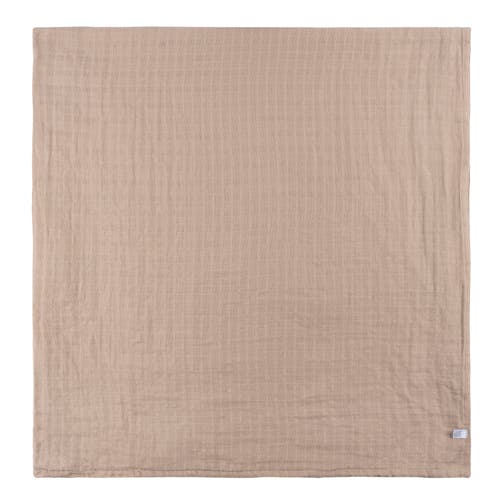 Just Born Muslin Swaddle Tan Blankets 2-pack In Multi