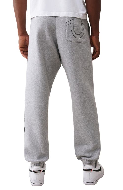 True Religion Standard Cotton Blend Joggers In Gray