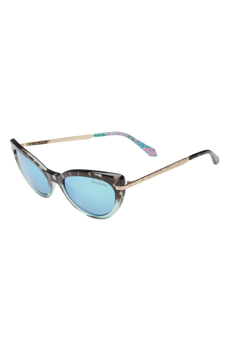 Lilly Pulitzer® Halona 55mm Polarized Cat Eye Sunglasses 