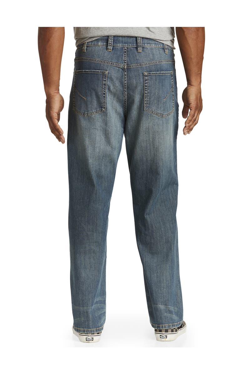 True Nation by DXL Cali Cool Relaxed-Fit Stretch Jeans, Alternate, color, Cali Cool