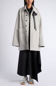 Bottega Veneta Wool & Cashmere Car Coat