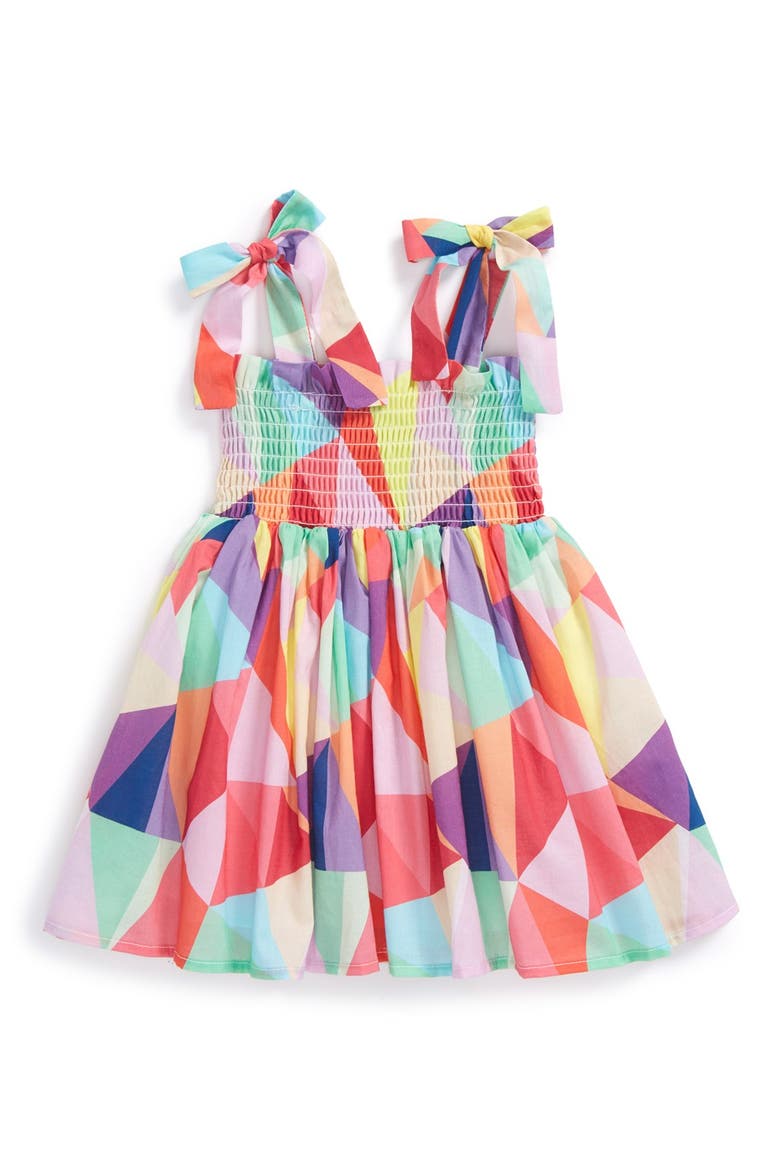 'Kaleidoscope' Smock Dress, Main, color, MULTI