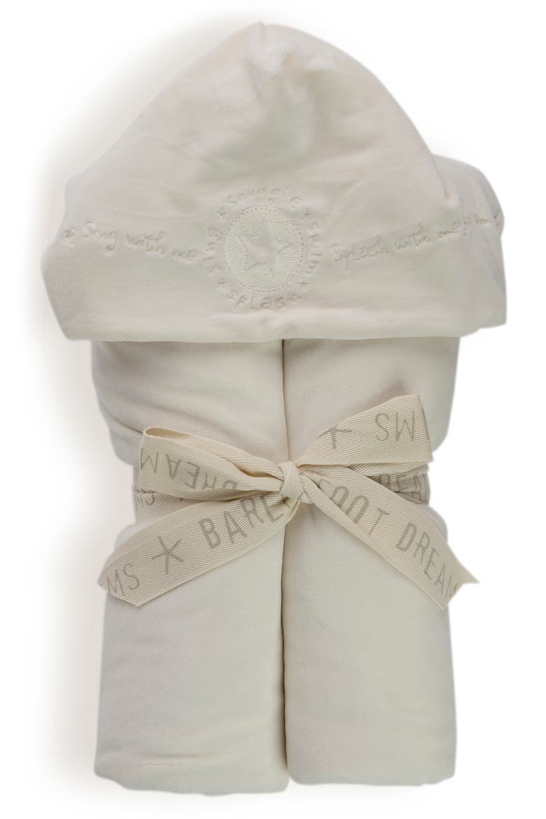 Kids' Hooded Towel, Main, color, CREAM-STAR