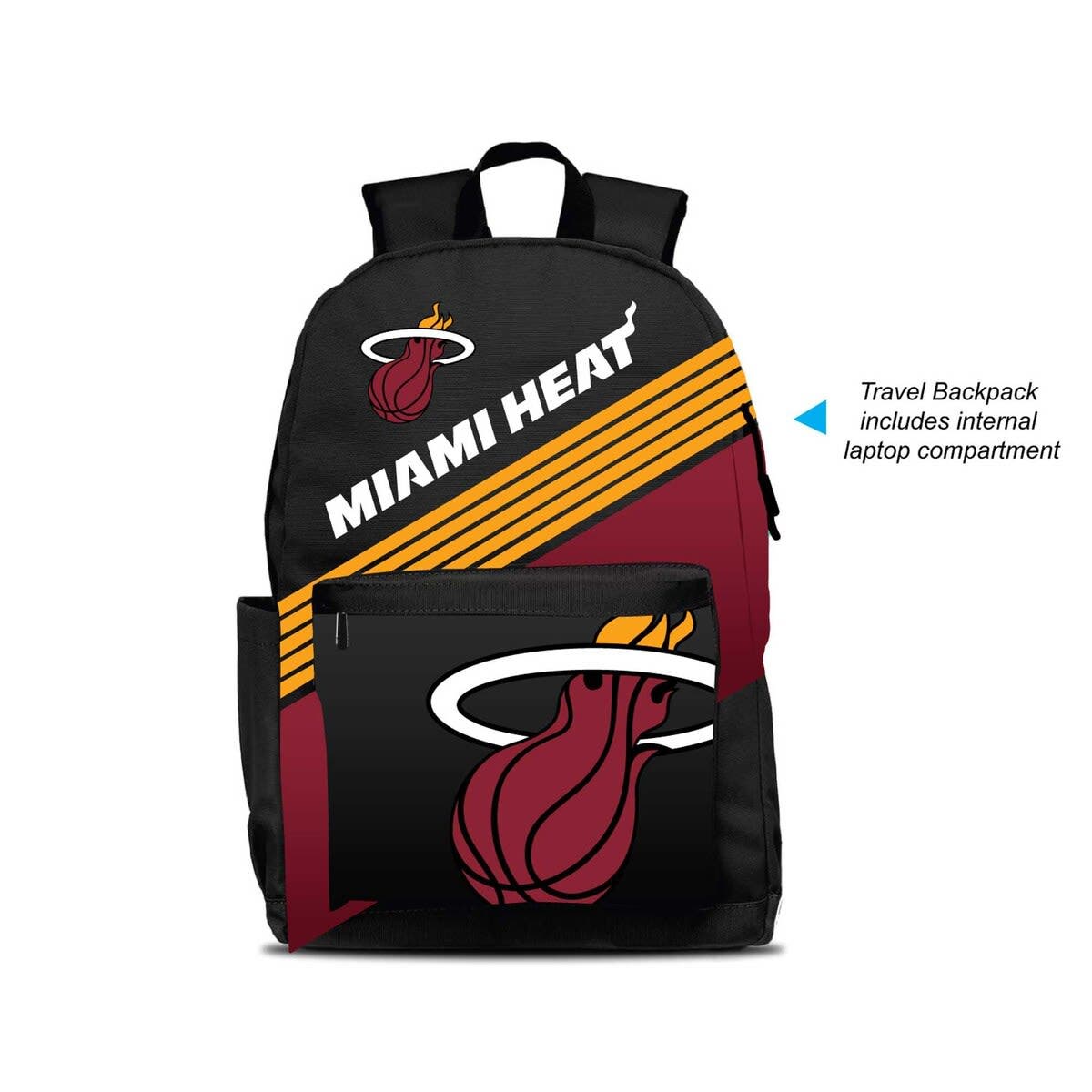 MOJO Miami Heat Ultimate Fan Backpack, Main, color, Black