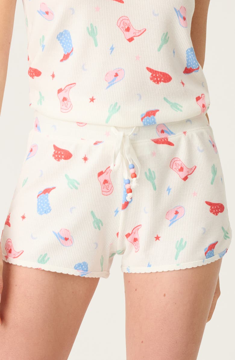 PJ Salvage American Honey Pajama Shorts, Main, color,