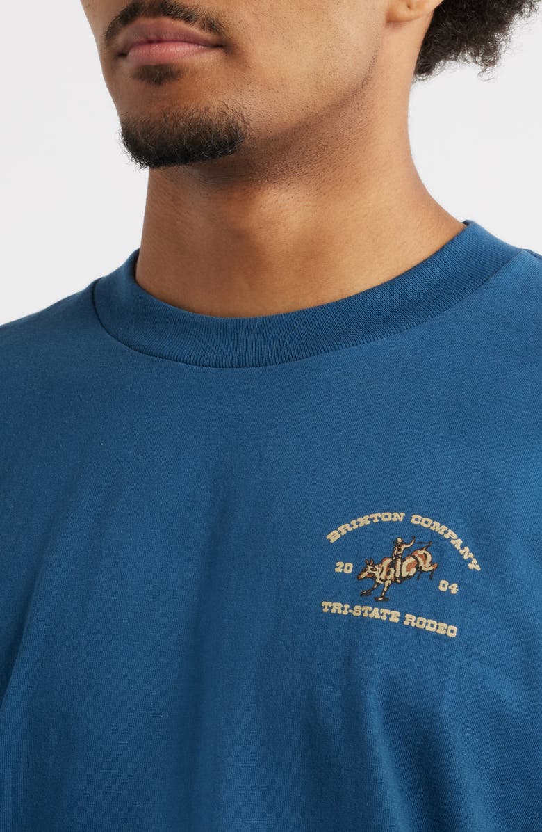 Brixton Danforth Graphic T-Shirt, Alternate, color, Harbor Blue