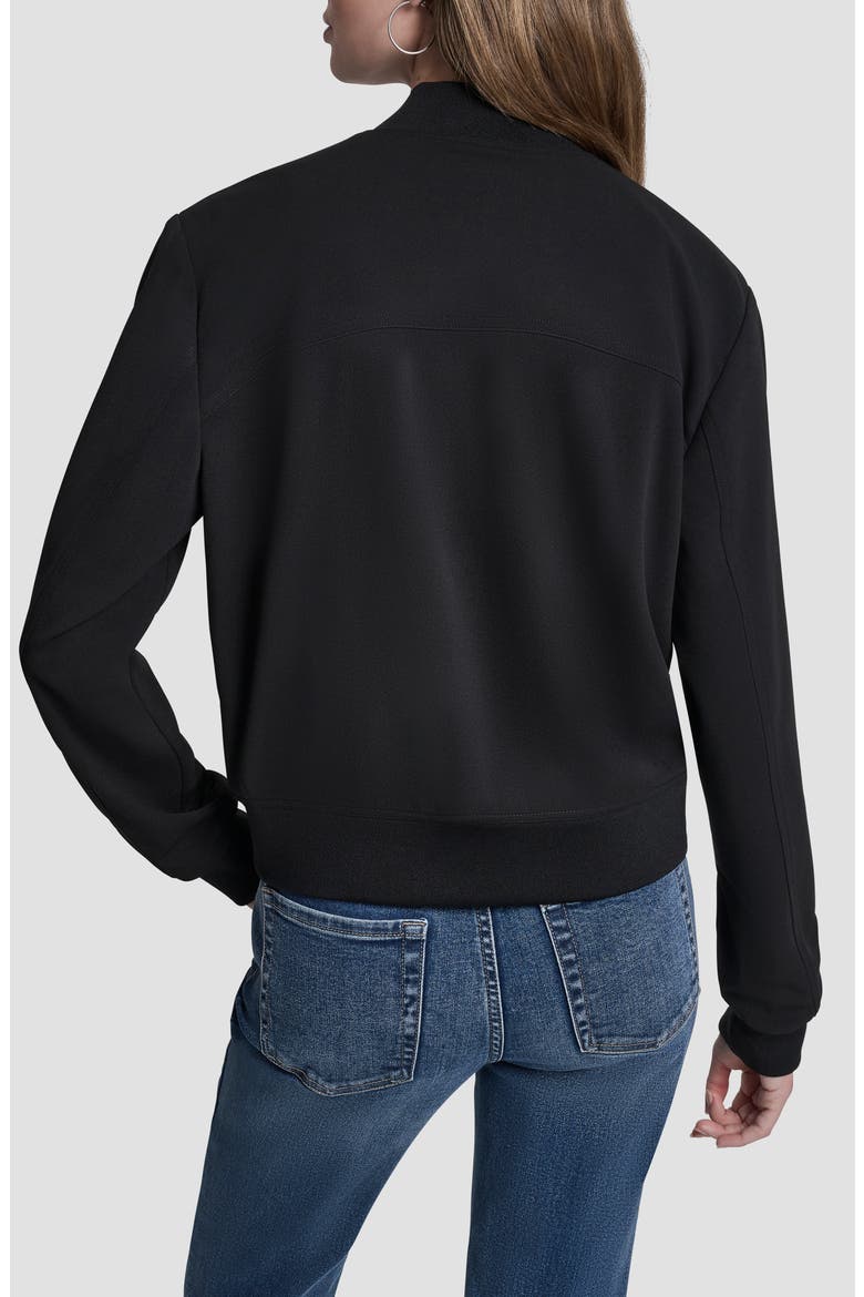 Scuba Bomber Jacket, Alternate, color, BLACK