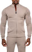 Maceoo Marthyr0002 Grey Zip Sweatshirt