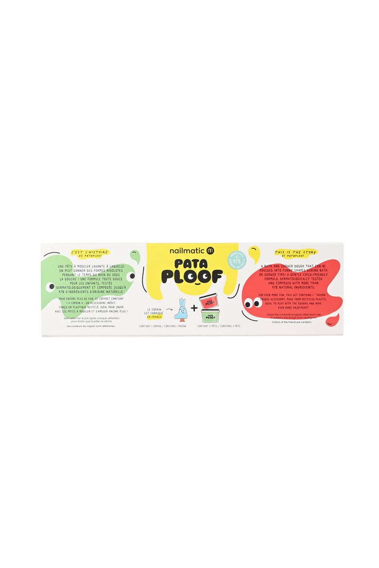Soap Dough Cleansing Modeling Clay Pataploof Set of 2, Alternate, color, Green & Red