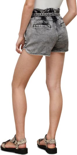 Dale Paperbag Waist Denim Shorts