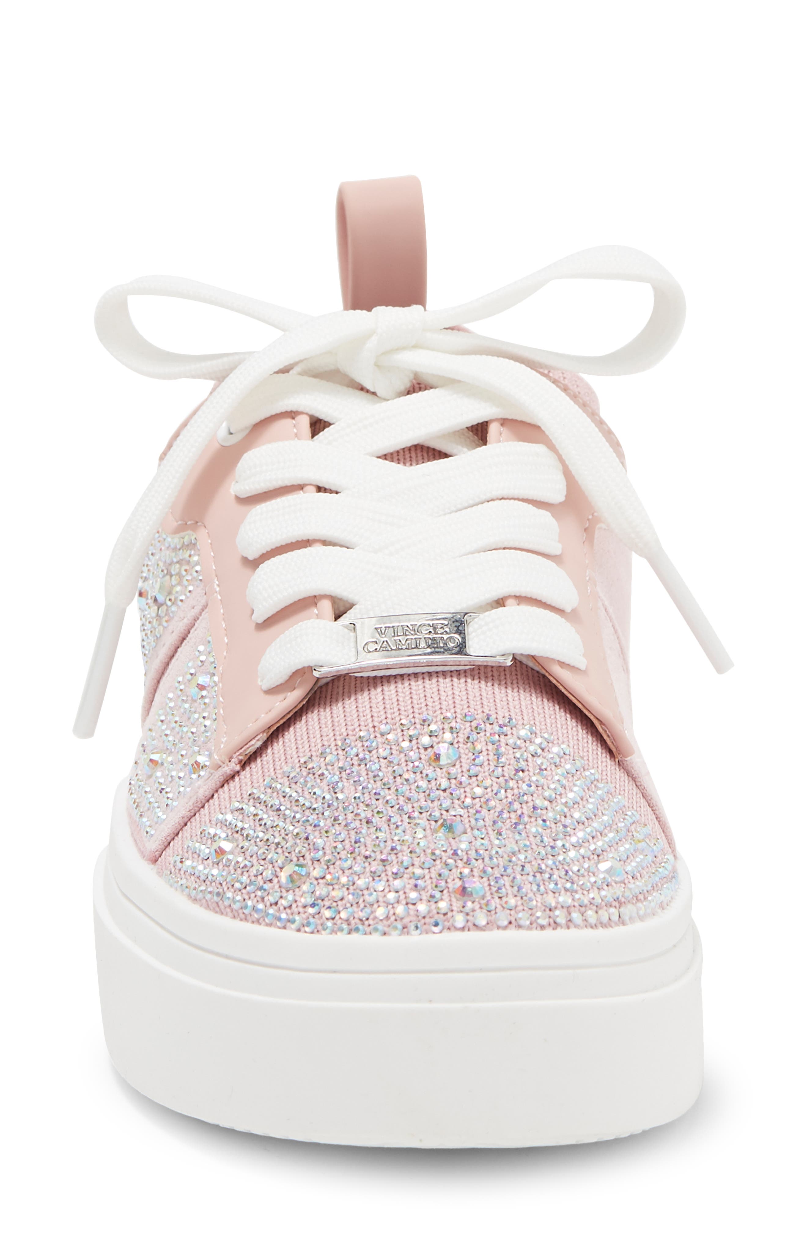 Vince Camuto Kids' Rhinestone Fashion Sneaker, Alternate, color, 