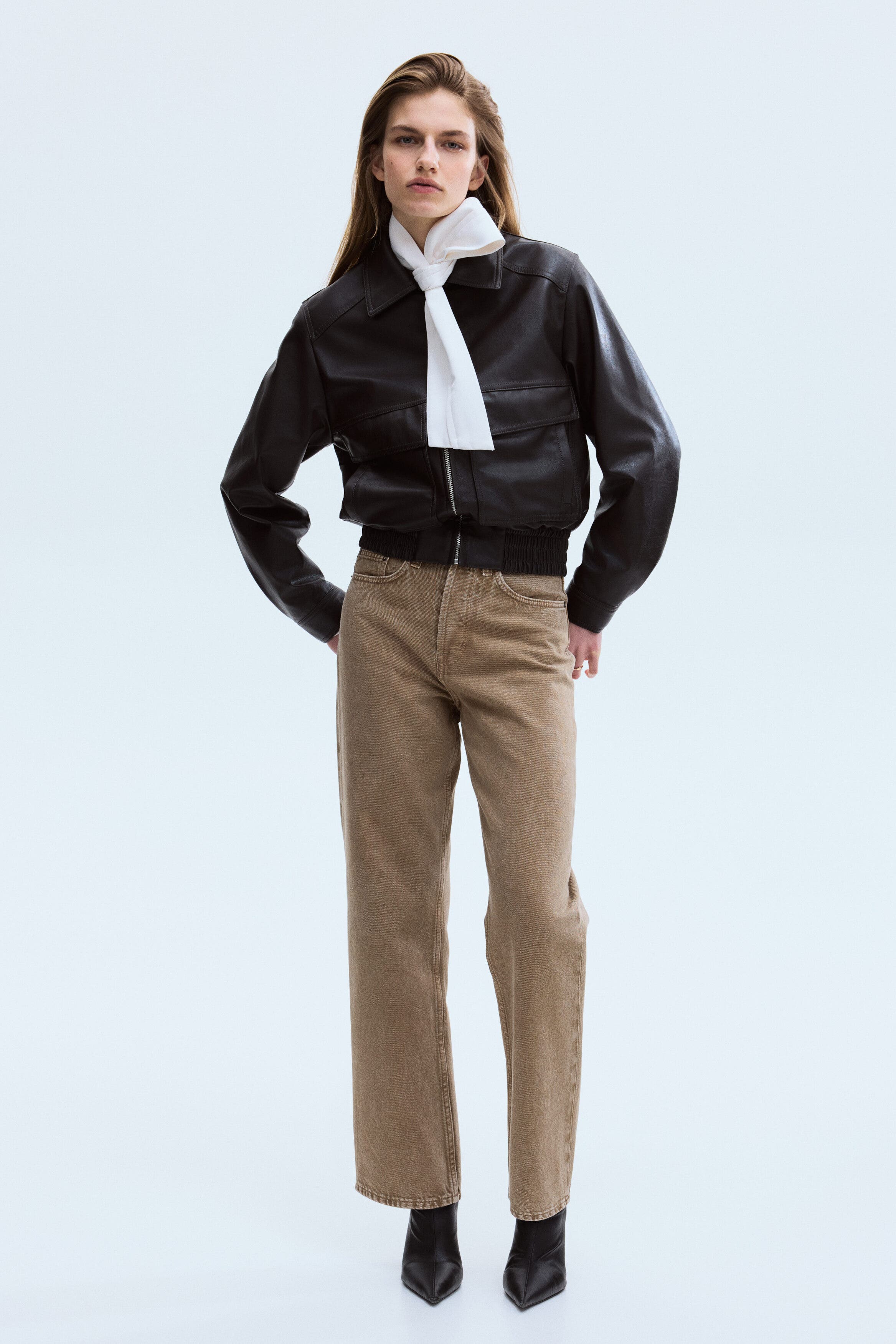 Straight High Waist Ankle Jeans - image 2