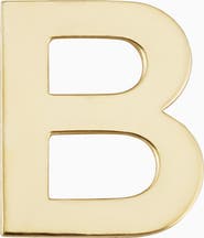 Oradina 14K Gold Initial Reaction Single Stud