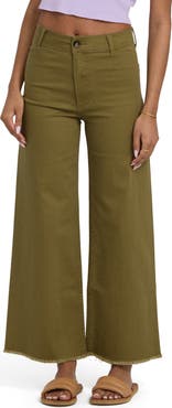 Billabong Free Fall Stretch Crop Wide Leg Pants