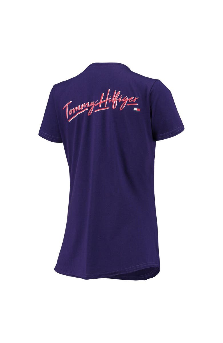 Tommy Hilfiger Women's Tommy Hilfiger Purple Baltimore Ravens Riley V-Neck T-Shirt, Alternate, color, 