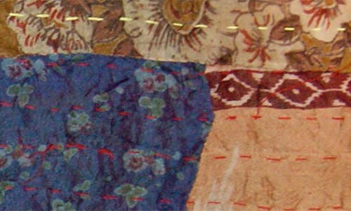 Taj Hotel Kantha Silk Blend Throw Blanket In Multi 9