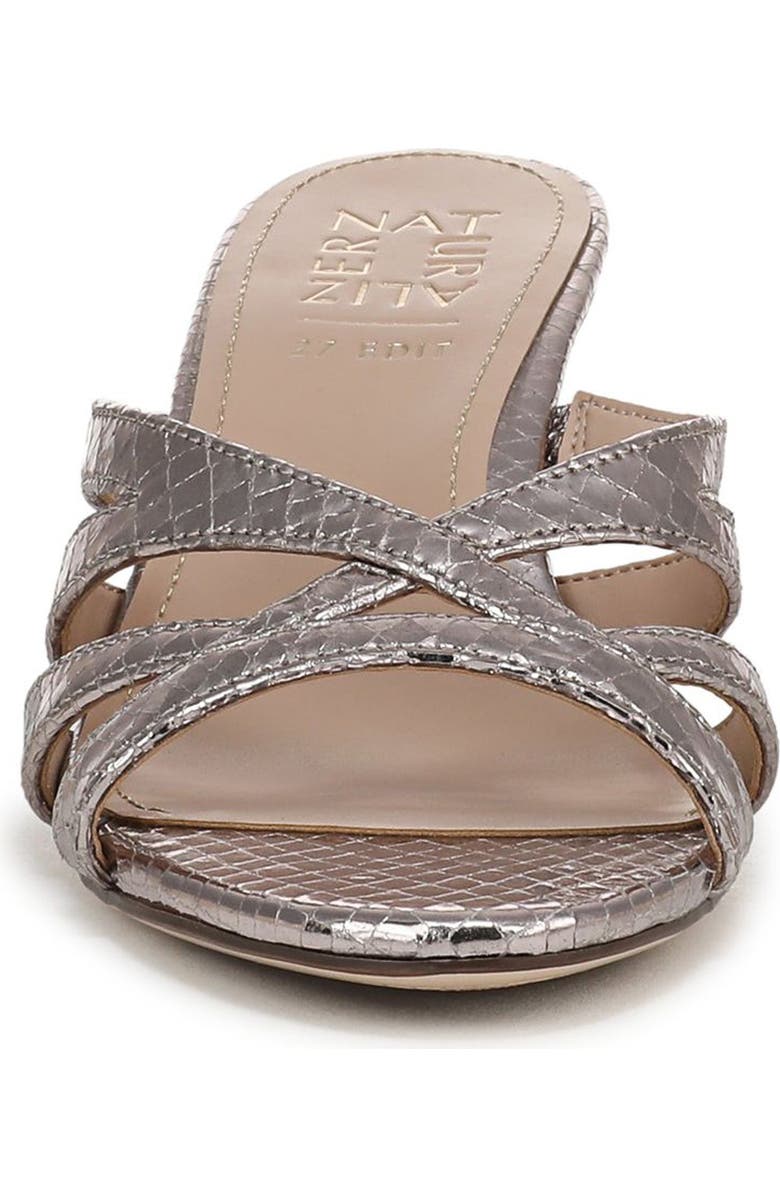 27 EDIT Naturalizer Tuesday Slide Sandal, Alternate, color, Pewter