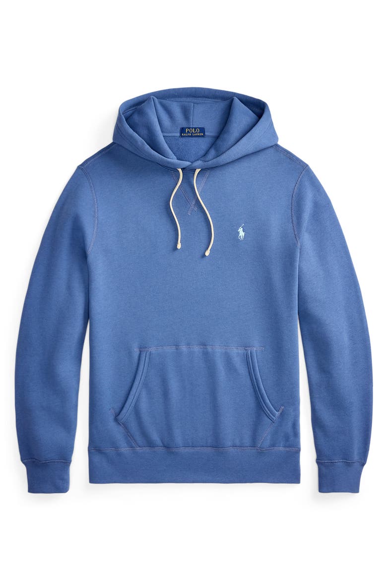 Fleece Hoodie, Alternate, color, BLUE