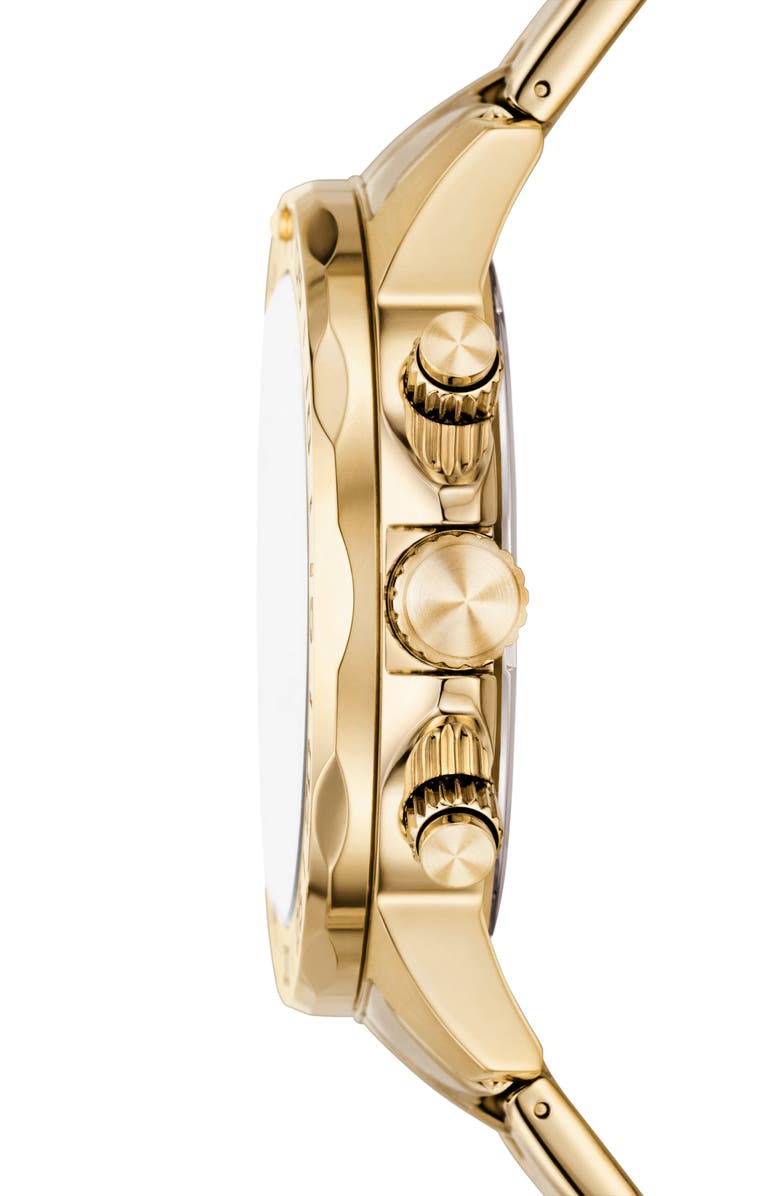 Fossil Bannon Multifunction Bracelet Watch, 45mm, Alternate, color, Gold/ Blue