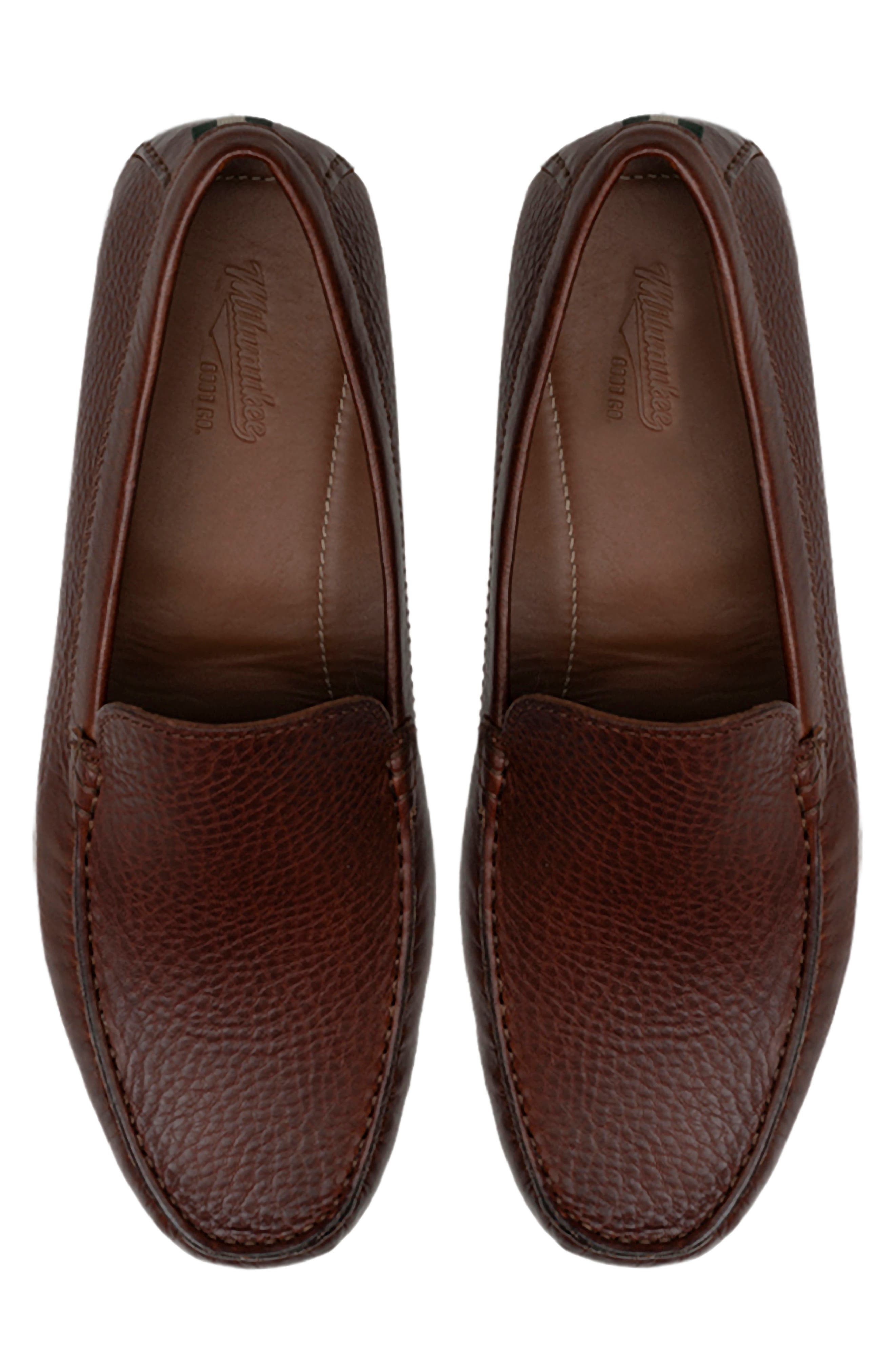 Hoan Driving Loafer, Alternate, color, BROWN