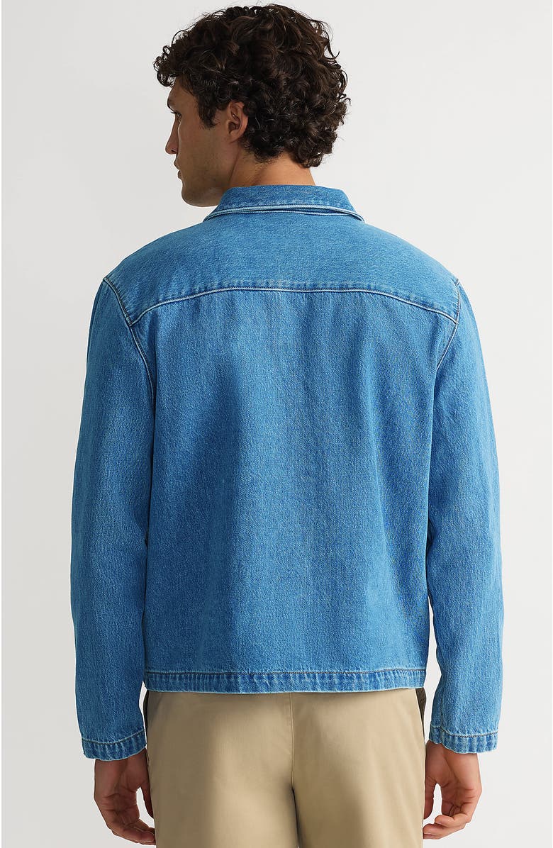 Lands' End Lightweight Full Zip Jacket, Alternate, color, Stone Wash