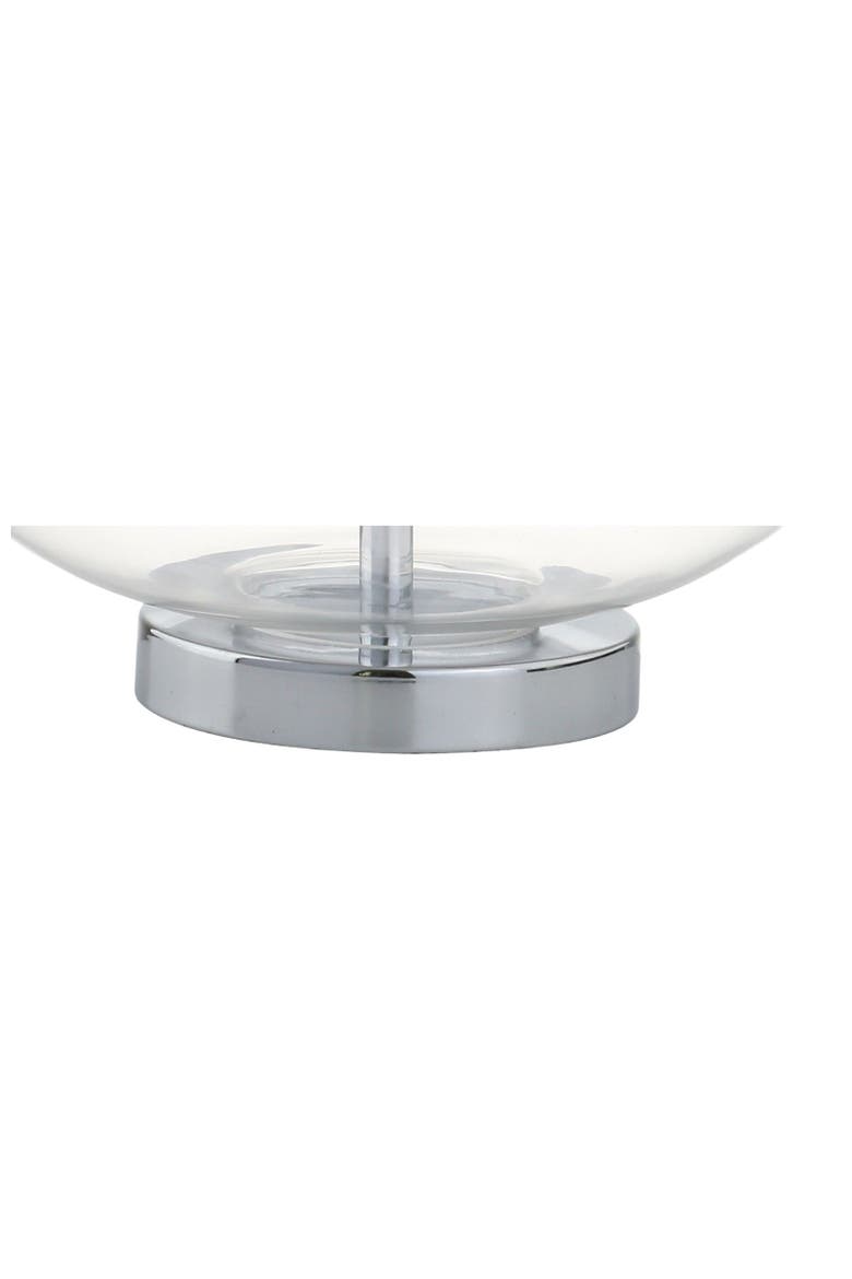Cecile 25.5" Glass Teardrop LED Table Lamp, Alternate, color, Clear