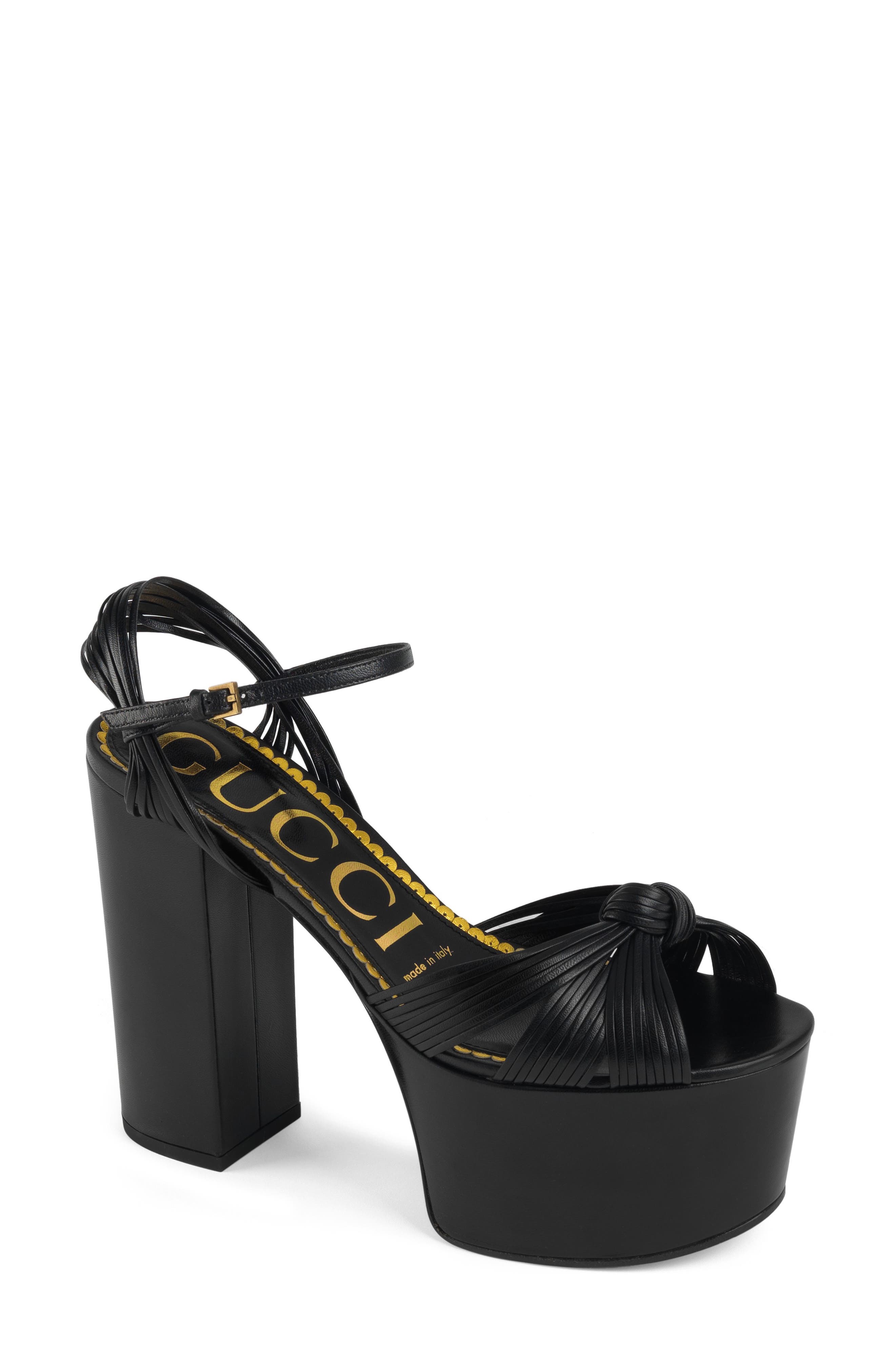 Gucci Crawford Strappy Platform Sandal, Main, color, 