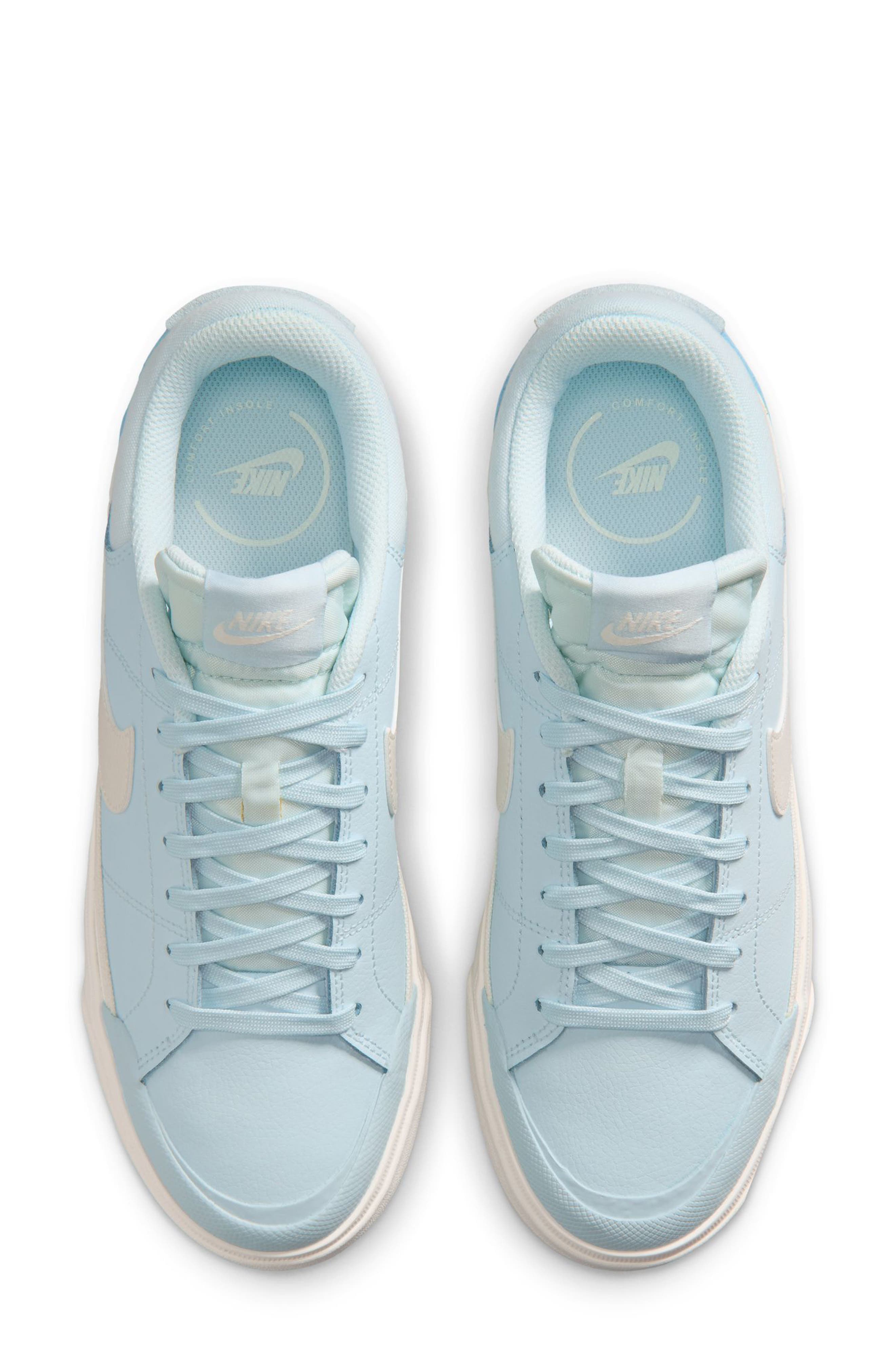 Court Legacy Lift Platform Sneaker, Alternate, color, GLACIER BLUE/ SAIL