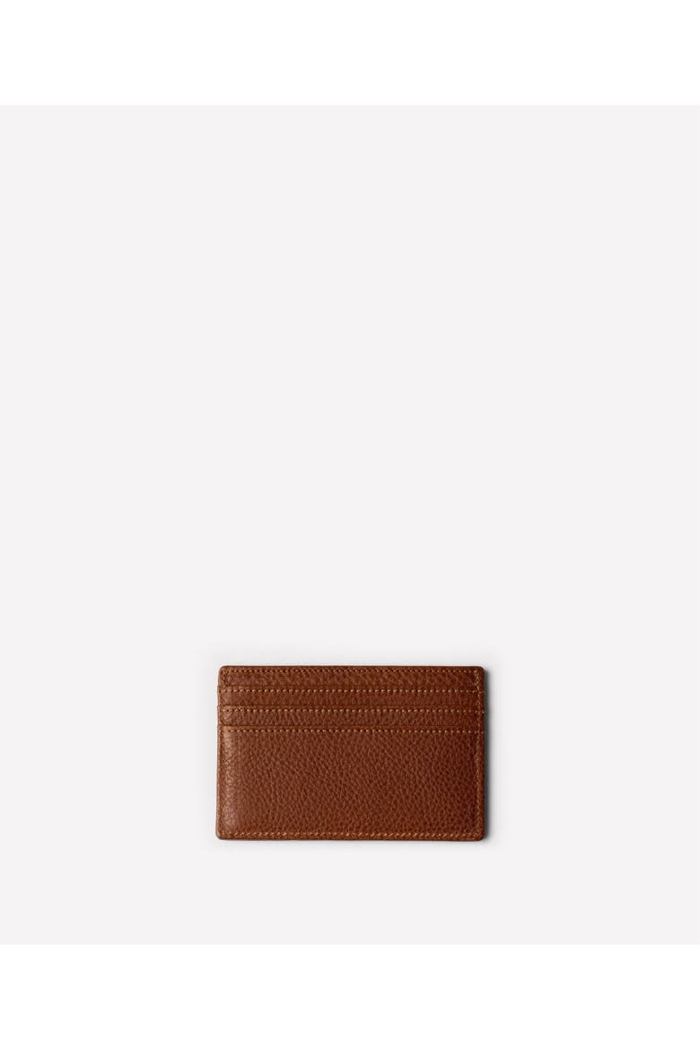 Slim Card Case No. 204, Alternate, color, Vintage Chestnut Leather