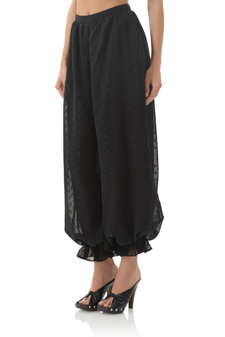 James Clip Dot Pants, Alternate, color, NOIR