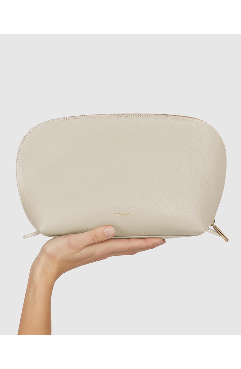 Cuyana Travel Case Set, Alternate, color, Ecru