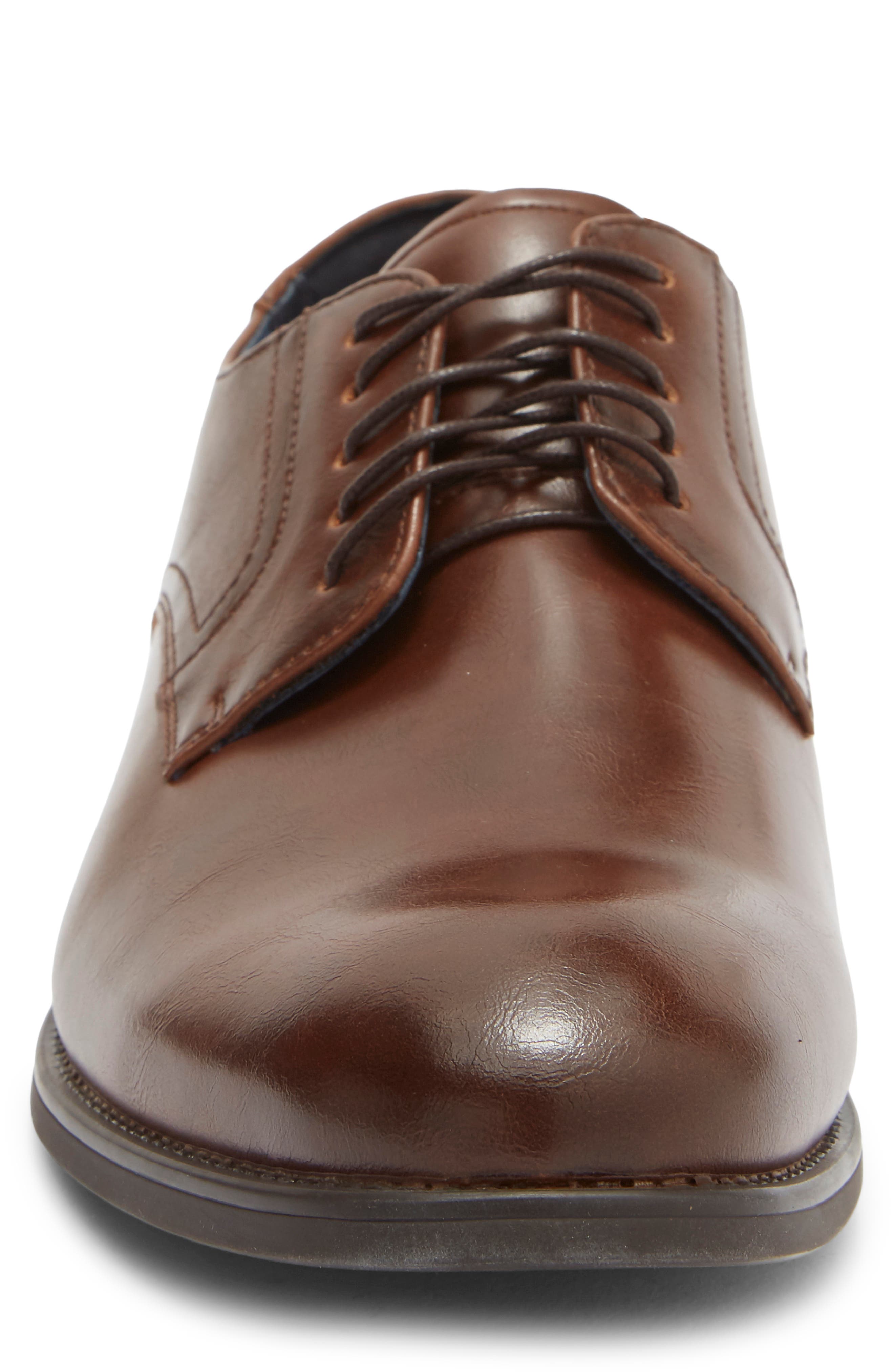 Unite Plain Toe Derby, Alternate, color, BROWN