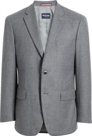 DANIEL HECHTER Grey Mélange Wool Sport Coat