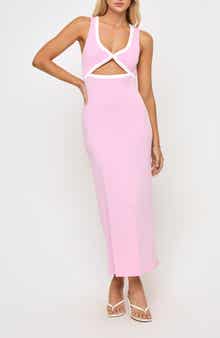 LSPACE Steph Cutout Cover-Up Midi Dress