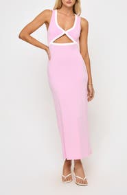 LSPACE Steph Cutout Cover-Up Midi Dress