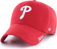 '47 Women's '47 Red Philadelphia Phillies Team Miata Clean Up Adjustable Hat