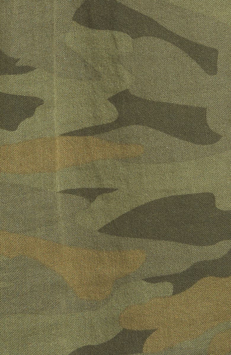 Splendid Camo Double Pocket Shirt, Alternate, color, 