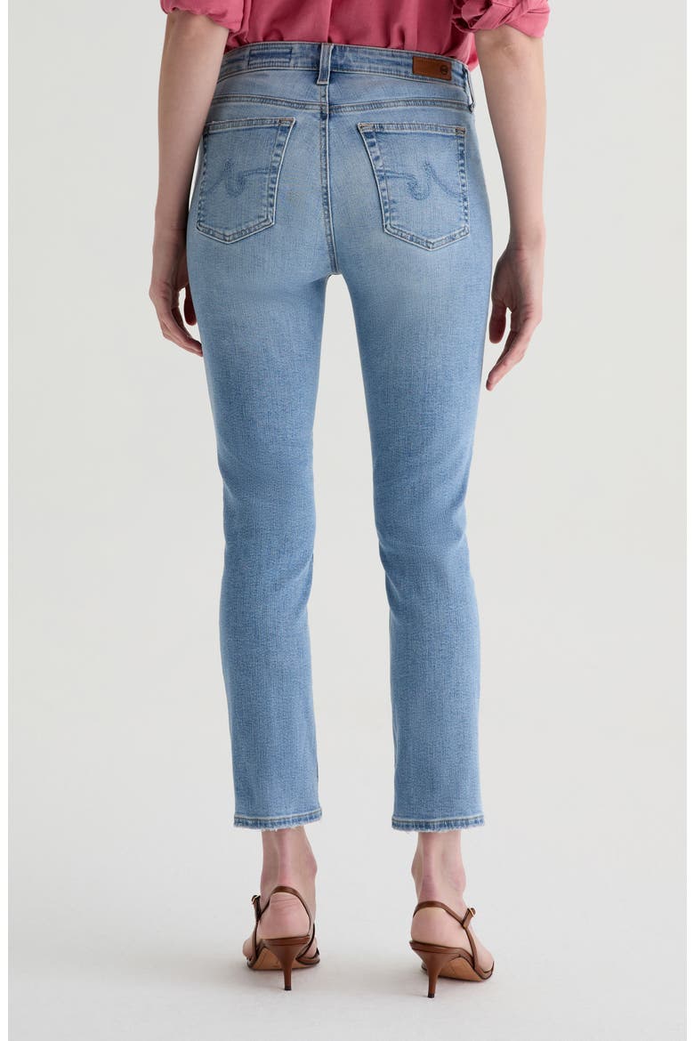 Mari Mid Rise Slim Straight Leg Jeans, Alternate, color, MARINA BLUE
