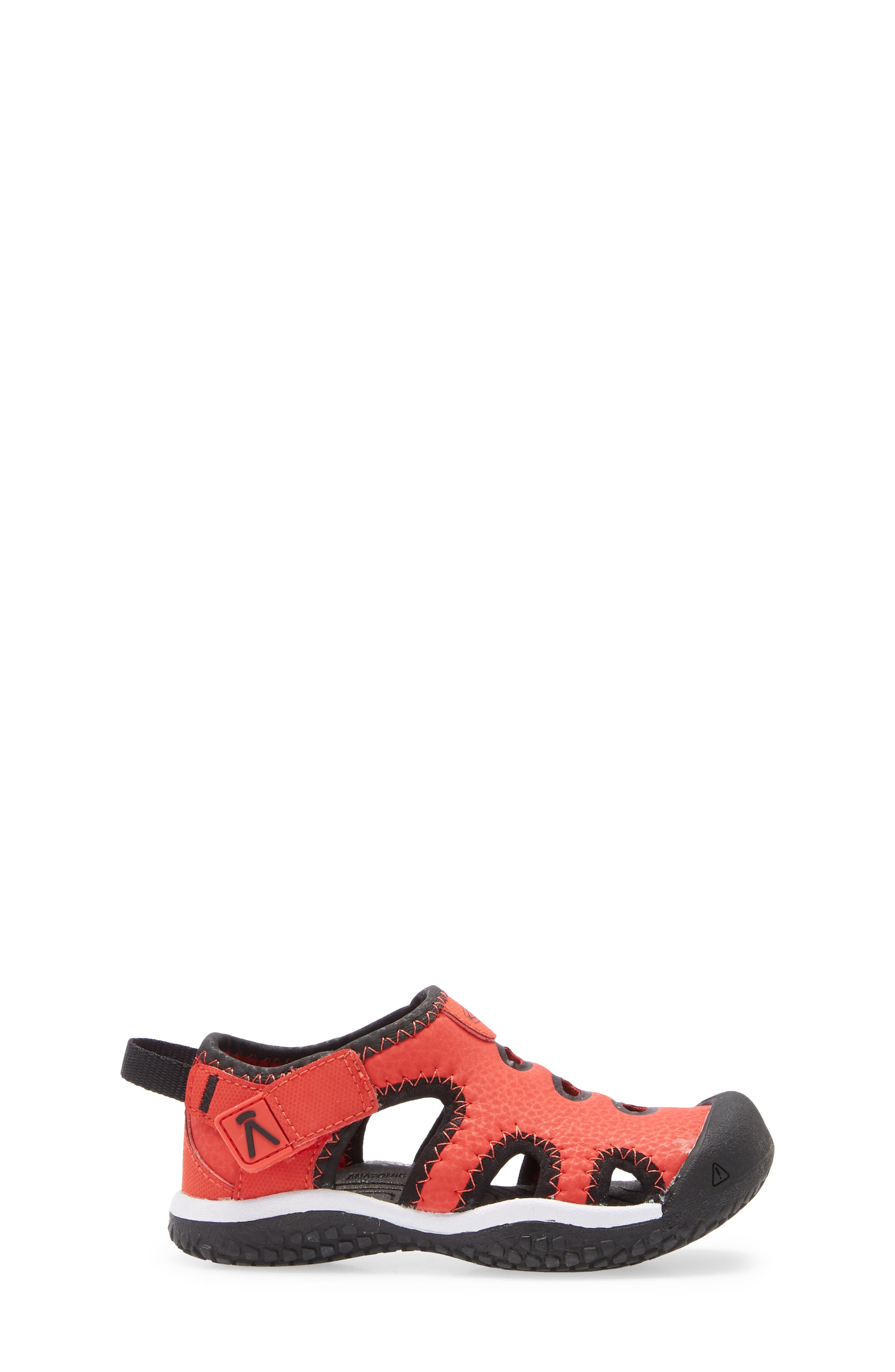 Stingray Sandal, Alternate, color, BLACK/ FIERY RED