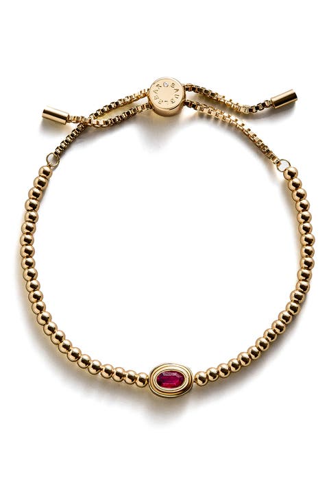 Bezel Birthstone Pisa Bracelet